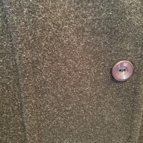 Gray flannel winter coat - Picture 2 of 3